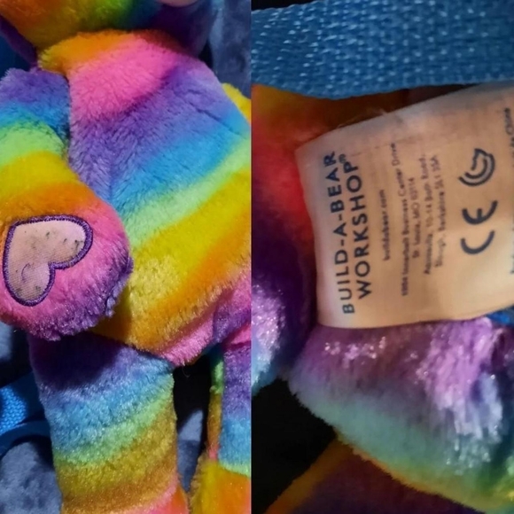 Customized BAB Colorful Plush Backpack - Picture 4 of 4